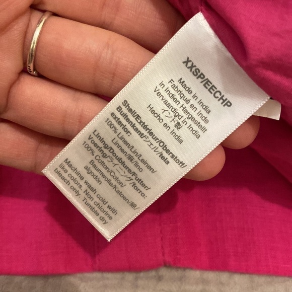 J. Crew 100% linen mini dress. Size Xxs. - Picture 12 of 16